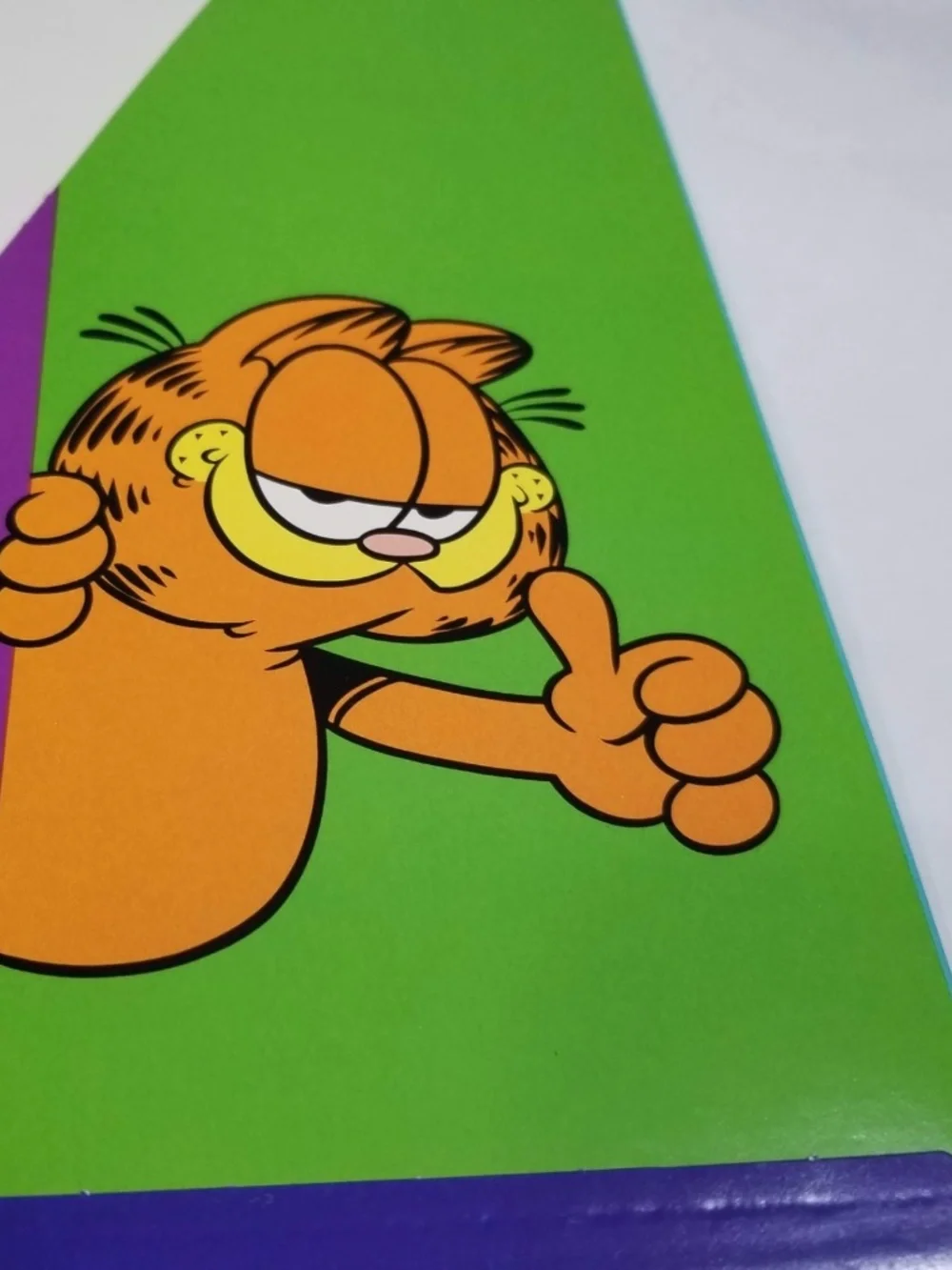Vintage Mead Garfield Cat Portfolio Folder 12x9 3/8
